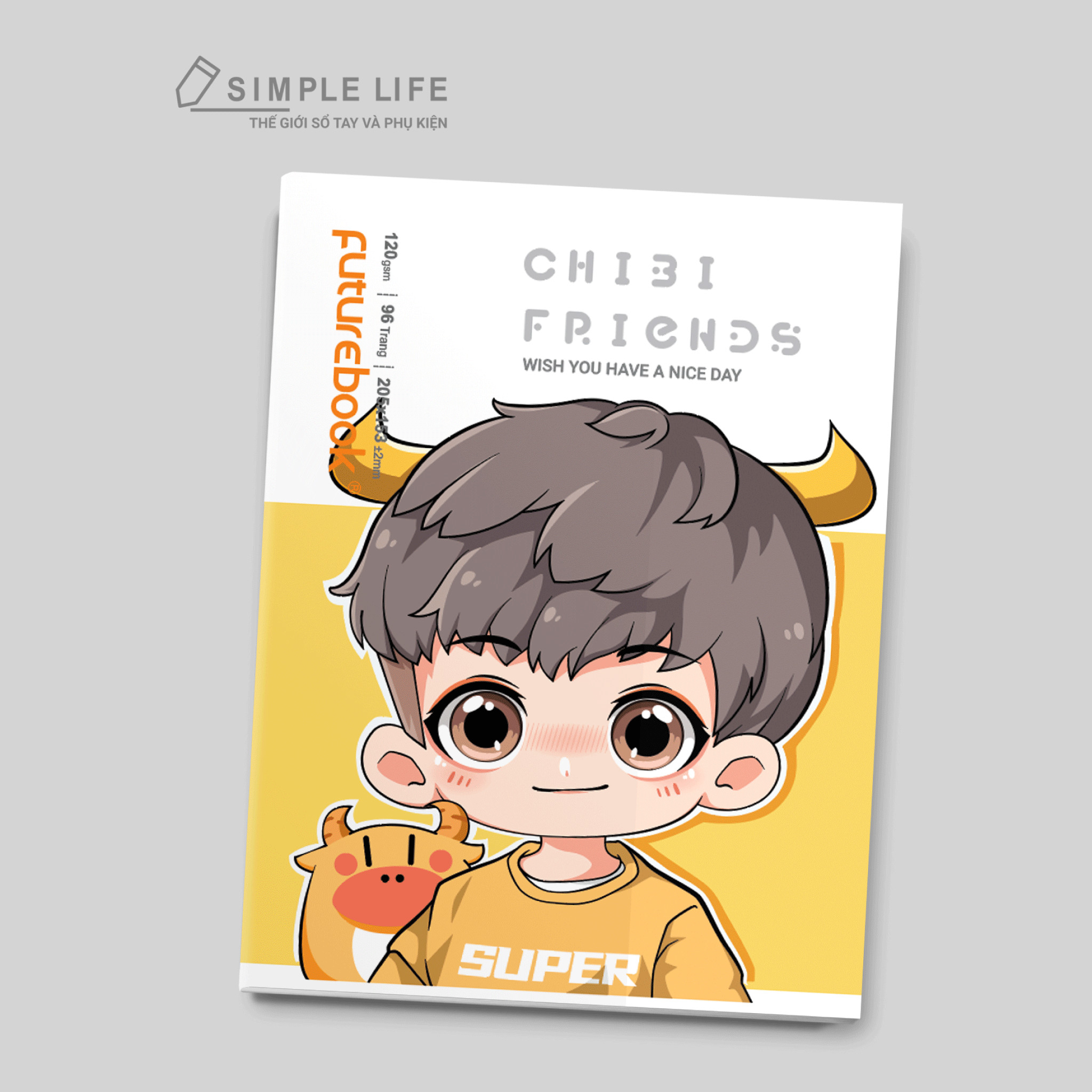 Tập Học Sinh - Vở 4 Ôly Chibi Friends - 96 TR_200 TR - Định Lượng 120Gsm . Mã SP DK-102