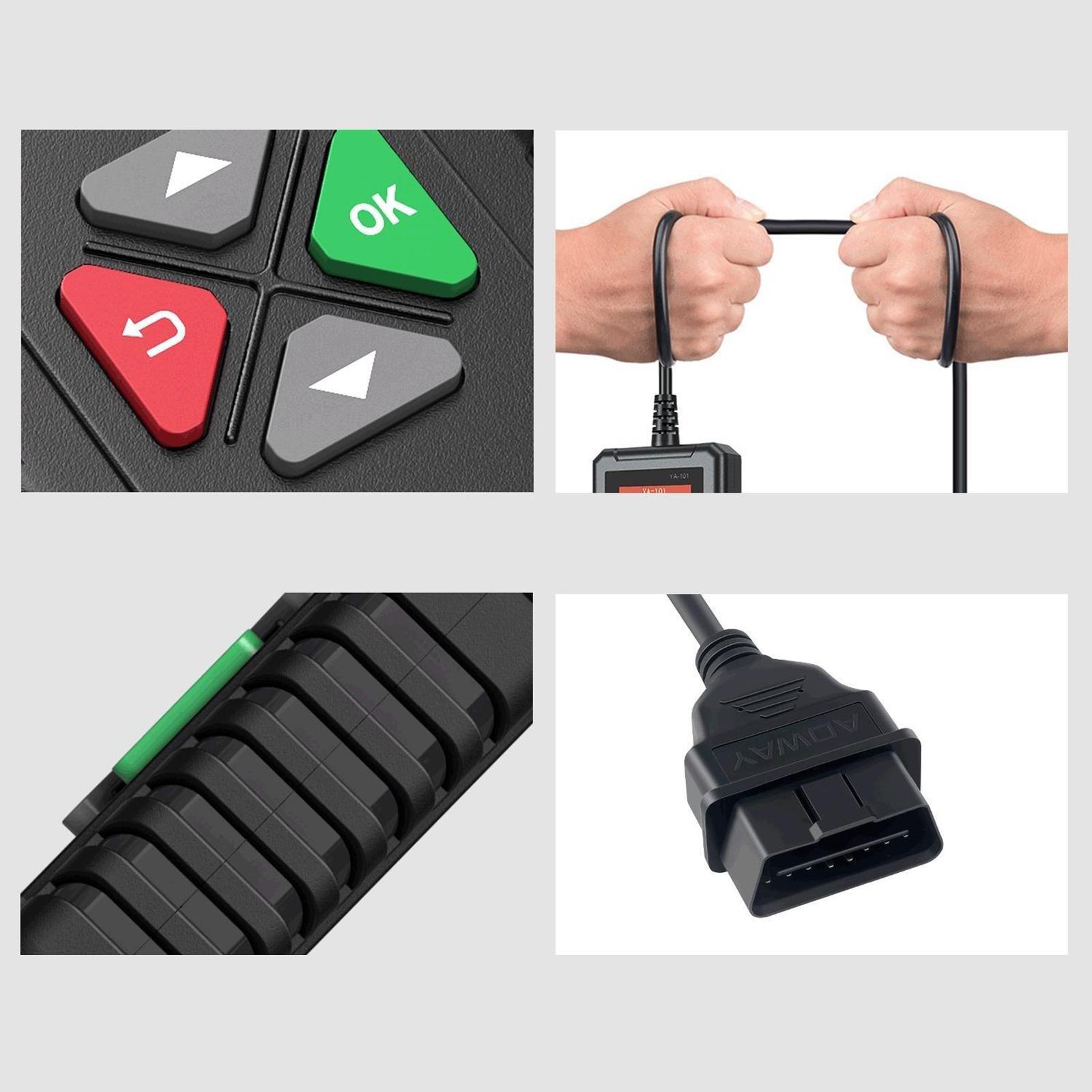 Automotive OBD2 Scanner OBD Code Reader Car Engine Fault Diagnostic Tool
