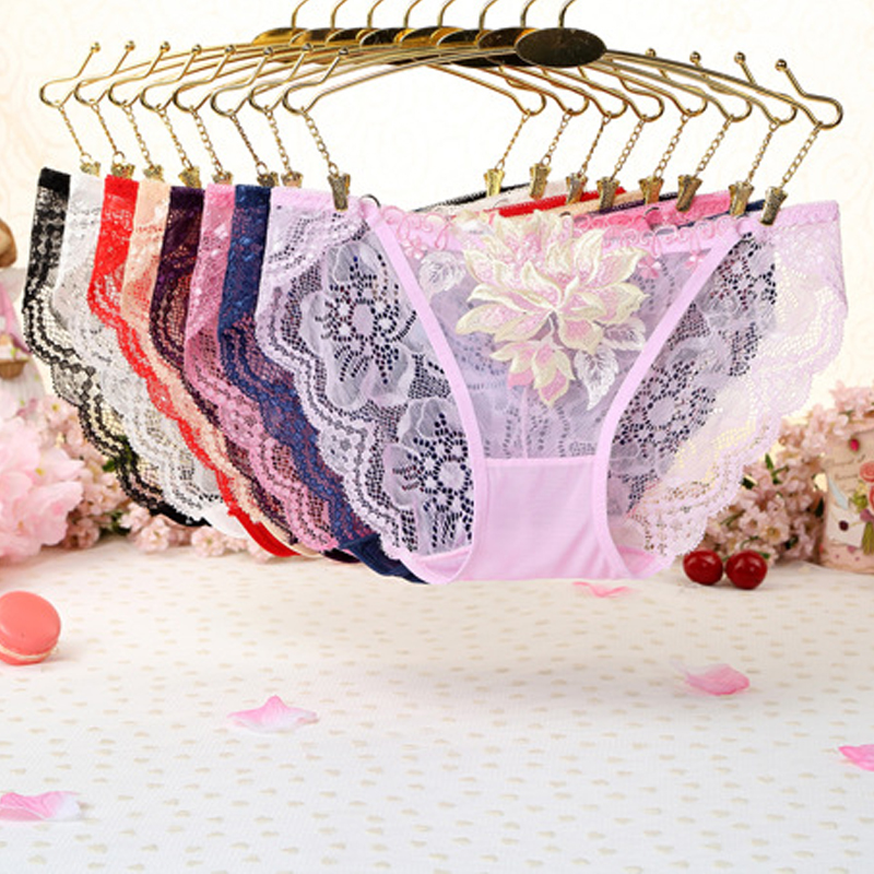 Combo 4 quần lót ren nữ thêu hoa sexy cao cấp