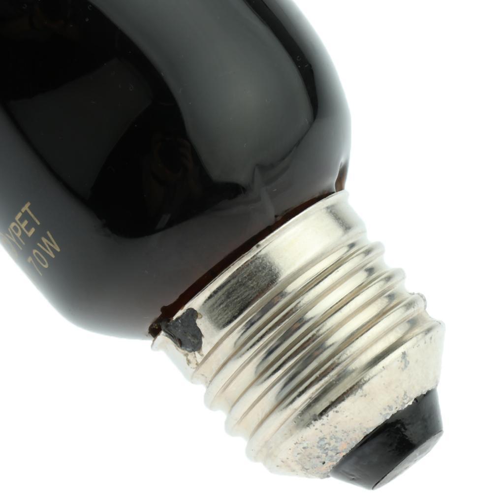 Reptile Moonlight Bulb E27 Screw Fit Night Black Light Heat Snake Gecko 70W