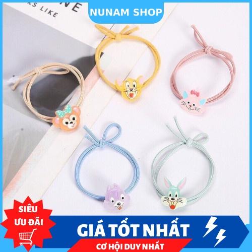 SET 5 - CỘT TÓC HOẠT HÌNH DỄ THƯƠNG CHO BÉ - NUNAM SHOP