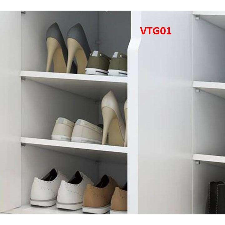 Tủ Giày Hiện Đại Nhiều Ngăn Để Giày, Tiết Kiệm Diện Tích VTG01- Nội thất lắp ráp Viendong Adv