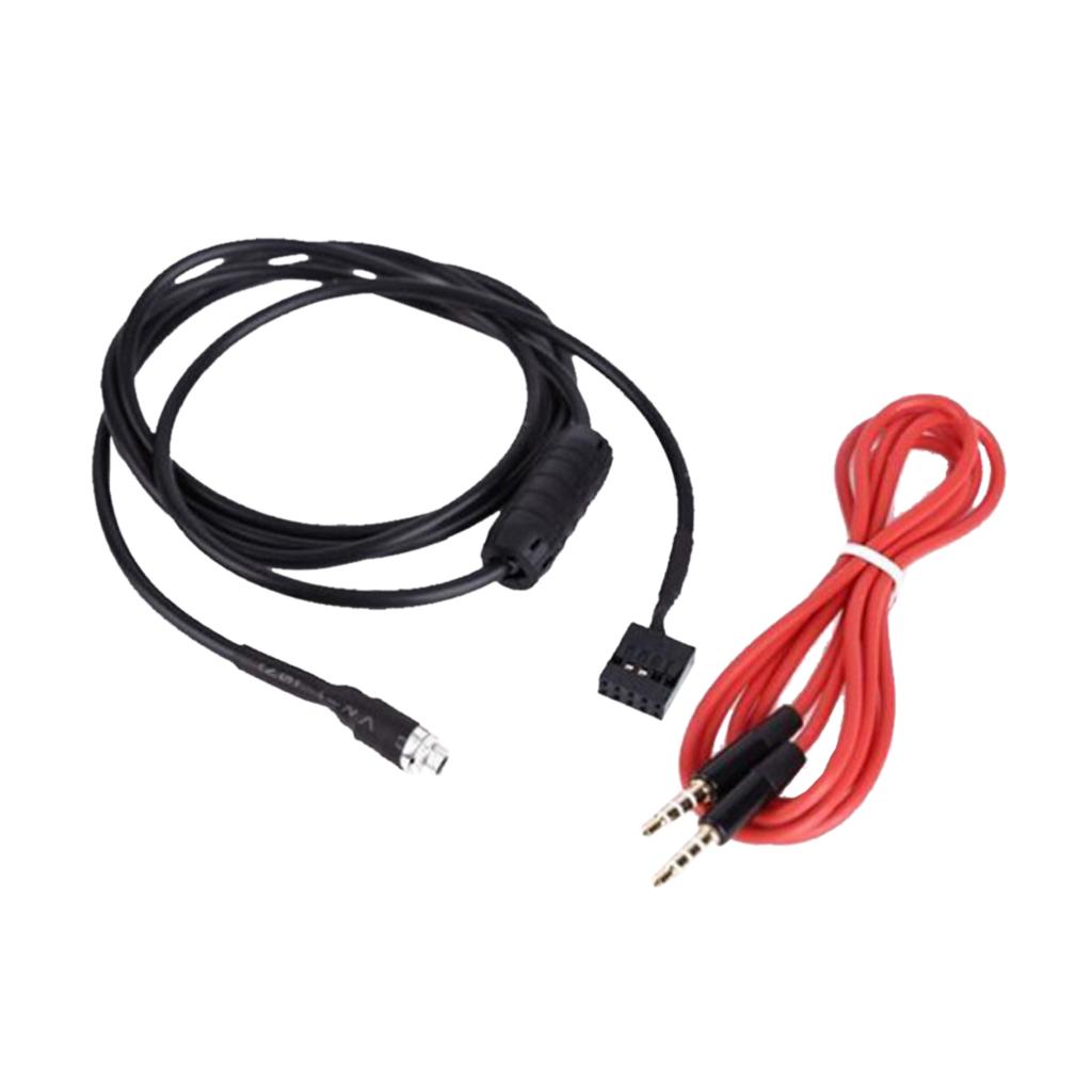 AUX Input Mode Cable 3.5mm Female Dash Mountable Socket for BMW E46 98-06 Audio Cable for Phone MP3 Player
