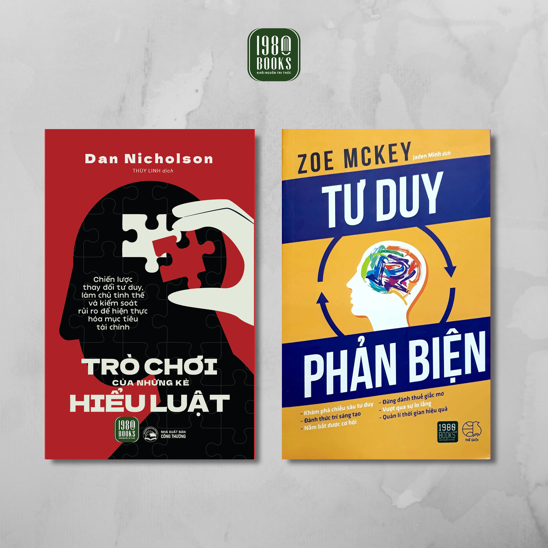 Combo Sách - Trò Chơi Của Những Kẻ Hiểu Luật + Tư Duy Phản Biện