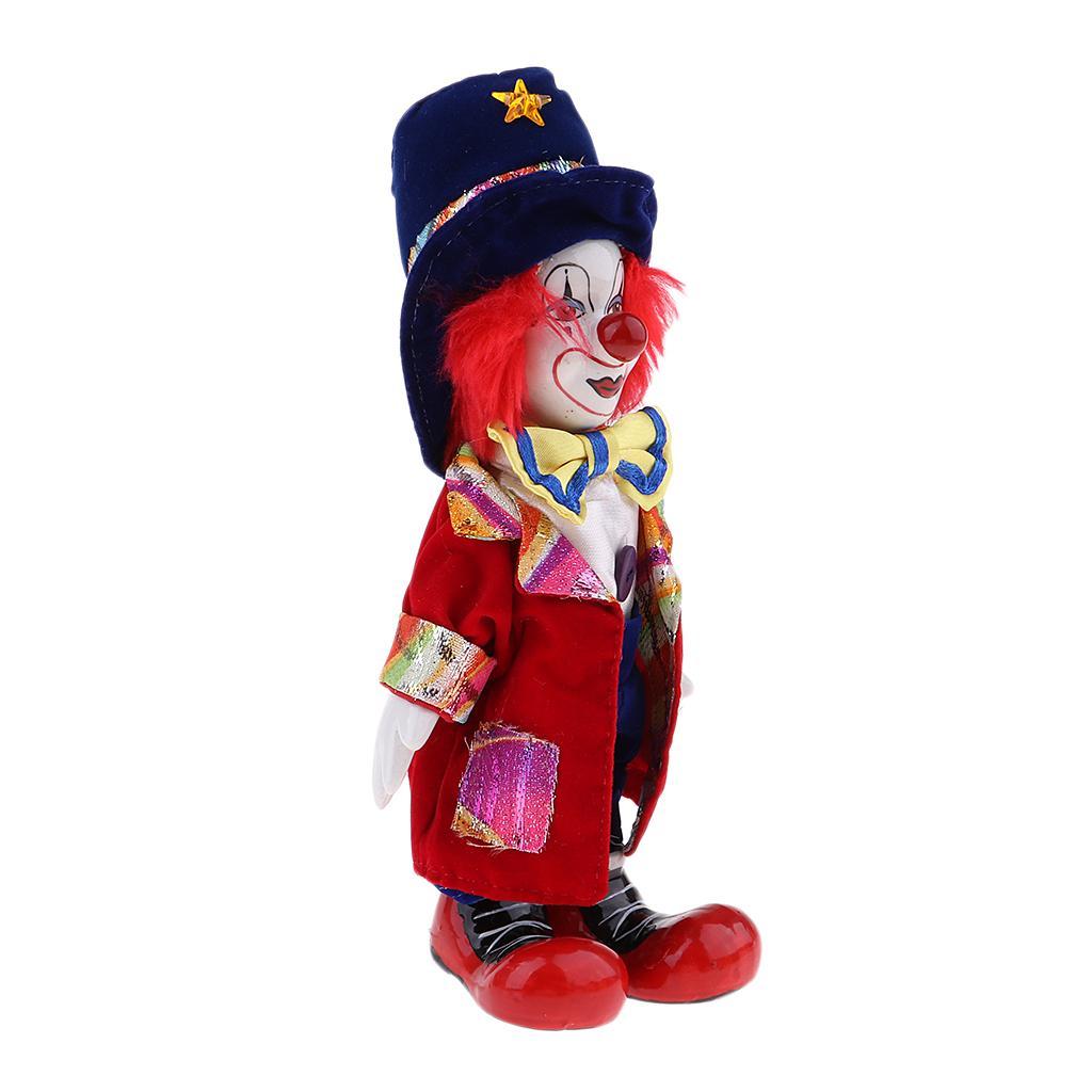 Porcelain Clown Doll for Kids Birthday Gifts Halloween Chirstmas Decor #2