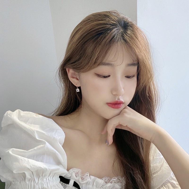 ️ KHUYÊN TAI LẤP LÁNH ️ silver S925 - Không dị ứng da - Không gỉ và siêu bền màu