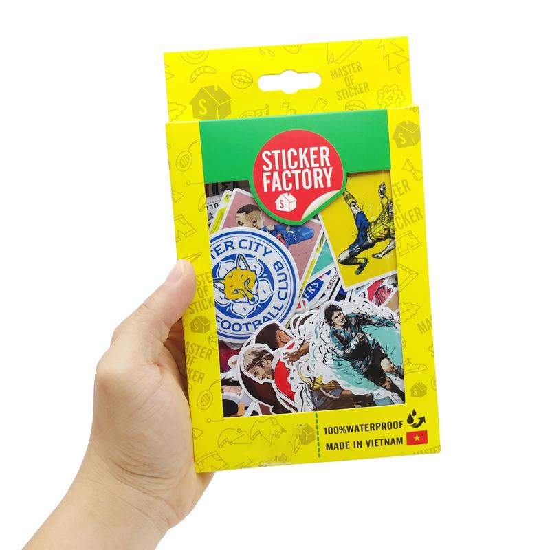 Bộ 100 Sticker Hình Dán Football Euro 24