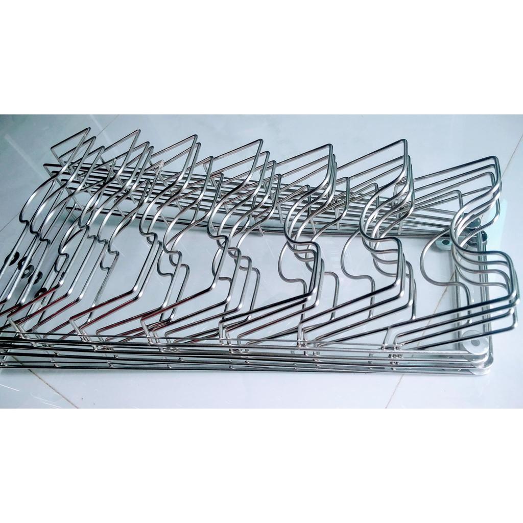 Giá kệ cài vung xoong nồi inox dày chắc chắn