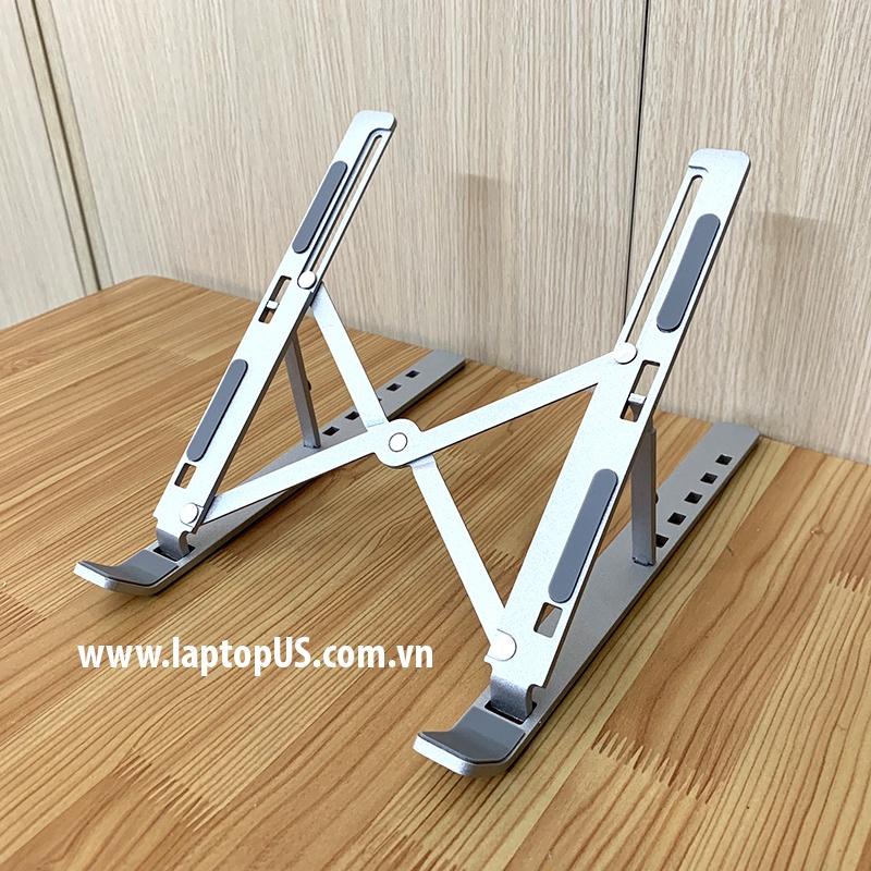 Kệ Giá Đỡ dành cho Laptop Macbook Stand Nhôm Tản Nhiệt Có Túi Vải Bảo Vệ Chống Trầy