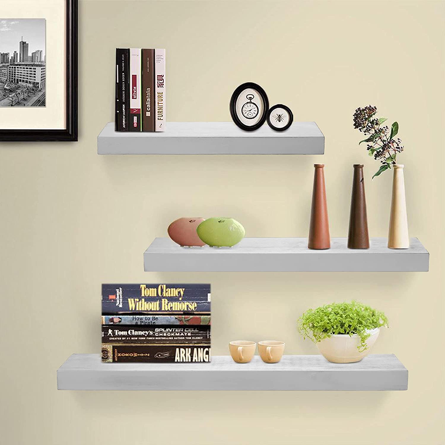 Bộ 2 chốt âm chữ T 15cm, pas âm đỡ kệ treo tường bằng thép đặc kèm phụ kiện vít tắc kê - Hàng chính hãng