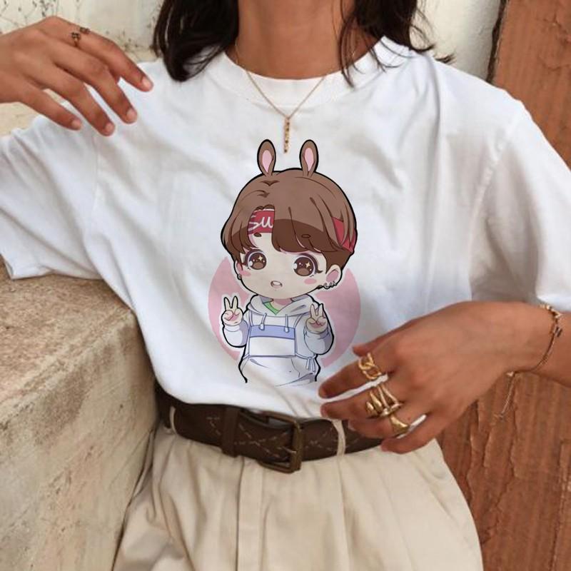 Áo Phông BTS Tai Thỏ Chibi