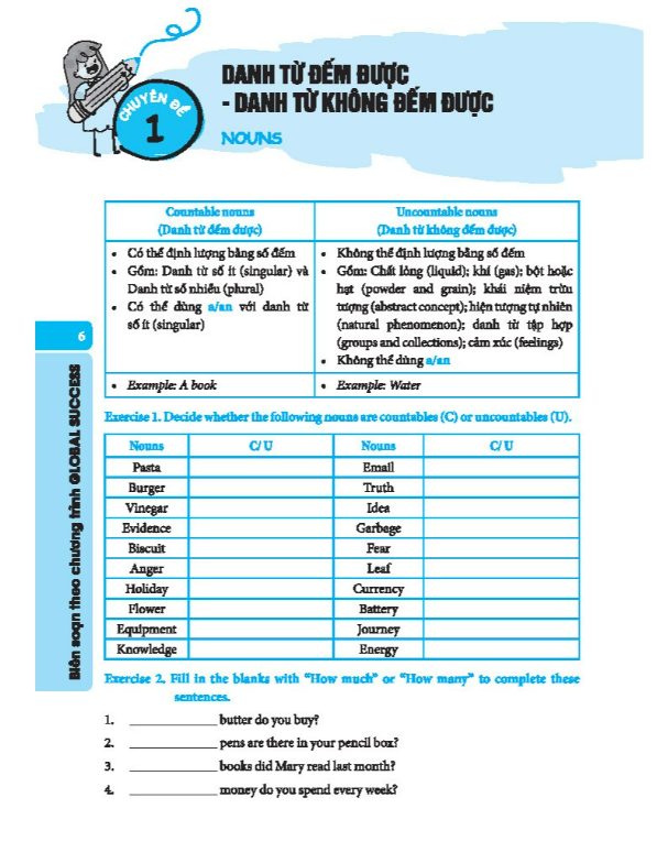 Sách - GLOBAL SUCCESS Bồi dưỡng học sinh giỏi Tiếng Anh lớp 6 ( có đáp án)