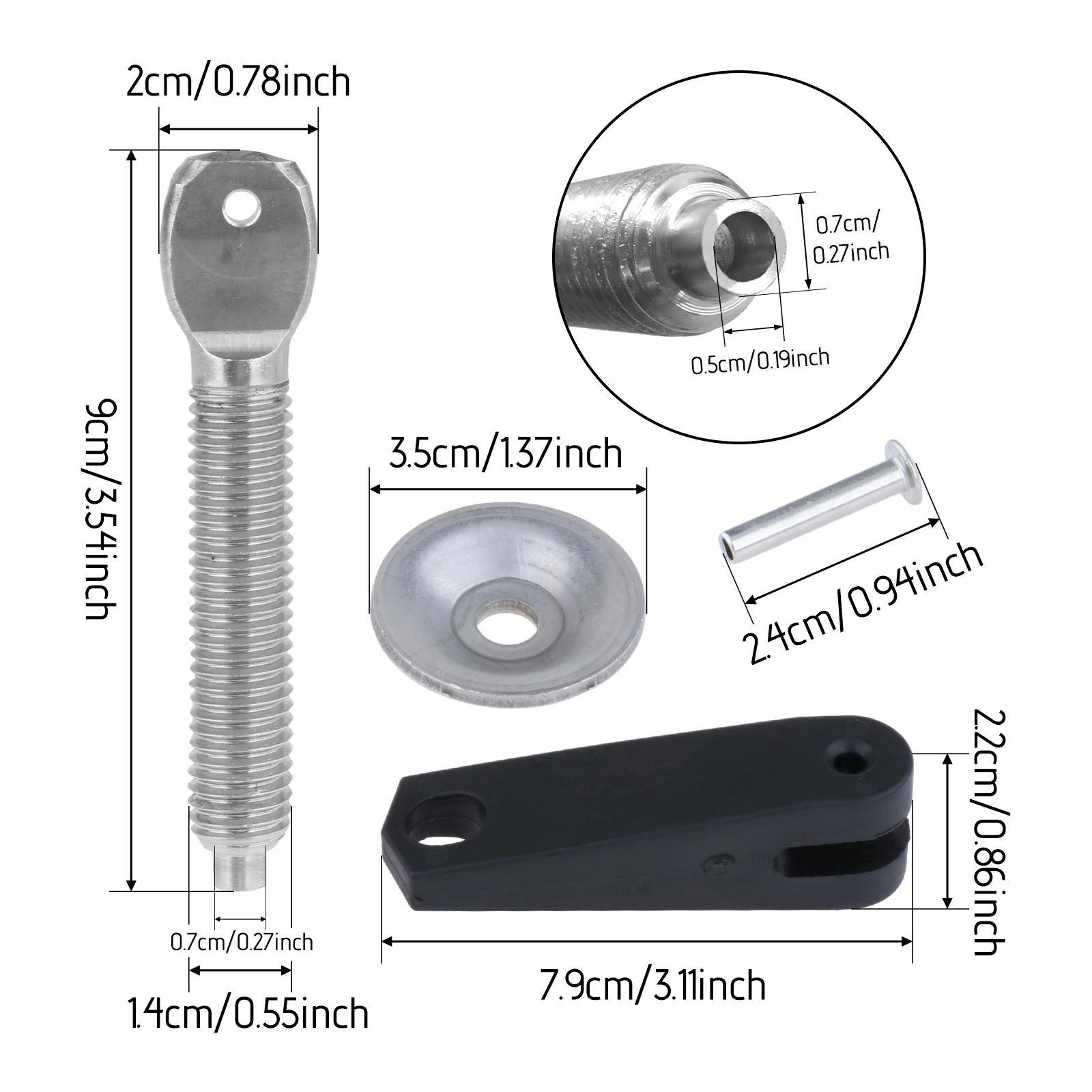 Clamp Screw Set 6G1-43116 6E0-43118-00 6E0-43118-01 for Outboard