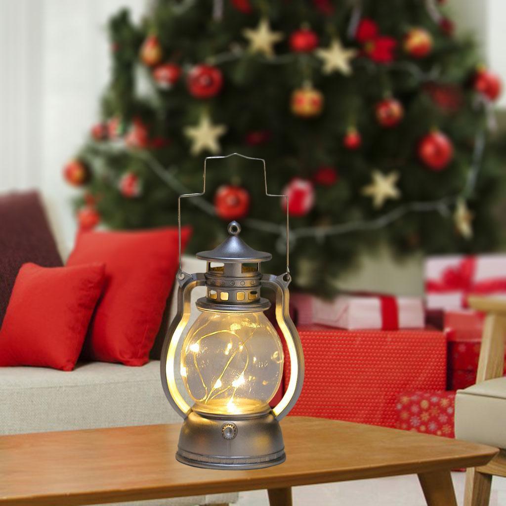 2-6pack Decorative Oil Lamp Christmas LED Lantern Lamp Hanging Lantern for Home
