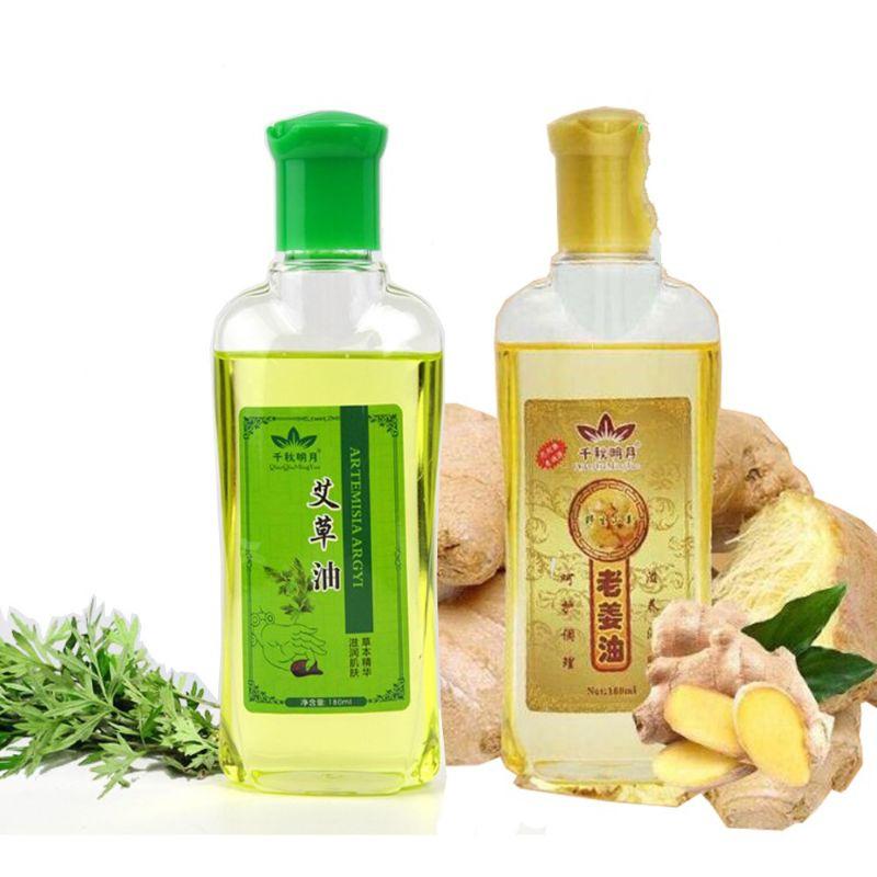 Tinh dầu ngải cứu, tinh dầu gừng dùng cho massage. Hộp 180ml