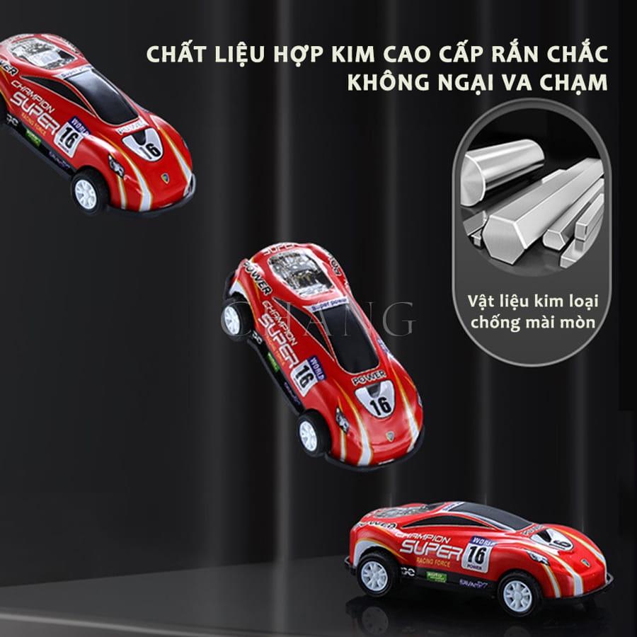 Bộ Đồ Chơi 30 Xe Ô Tô Mini Cho Bé Chất Liệu Hợp Kim Có Mô Tơ Dây Cót Hàng Loại 1 Kèm Hộp Đựng