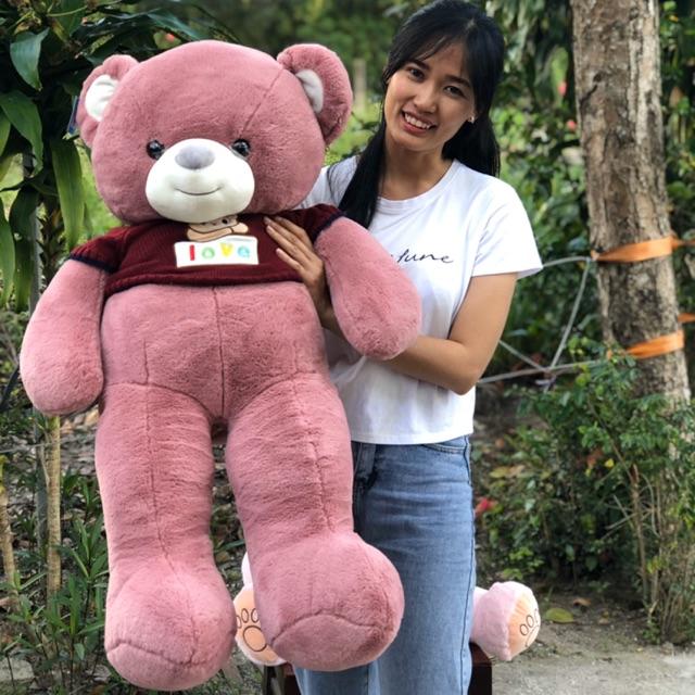 Teddy áo len love Cao cấp