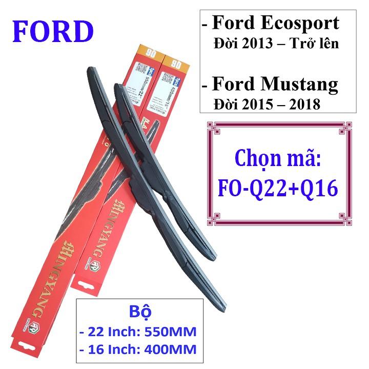 Gạt nước mưa ô tô đa năng Nano cao cấp dành cho hãng xe Ford: Transit-Ecosport-Everest-Focus-Fiesta-Ranger-Mon