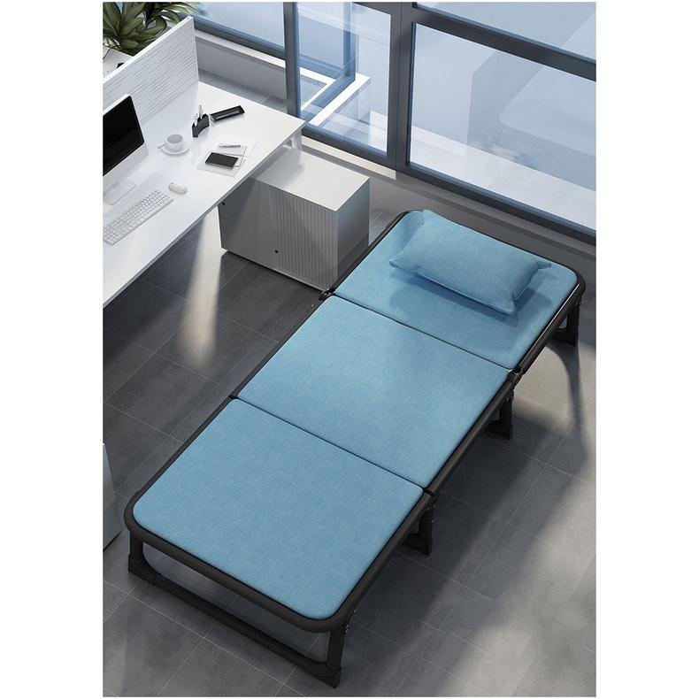 Giường xếp đa năng 63x193cm nằm ngủ trưa tại văn phòng, Giường gấp gọn kèm đệm