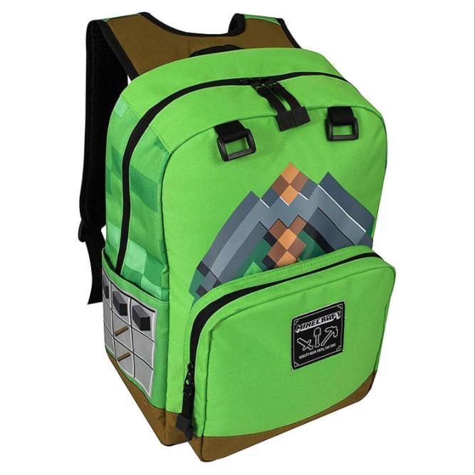 Balo hình cup Minecraft xanh lá chính hãng Mojang