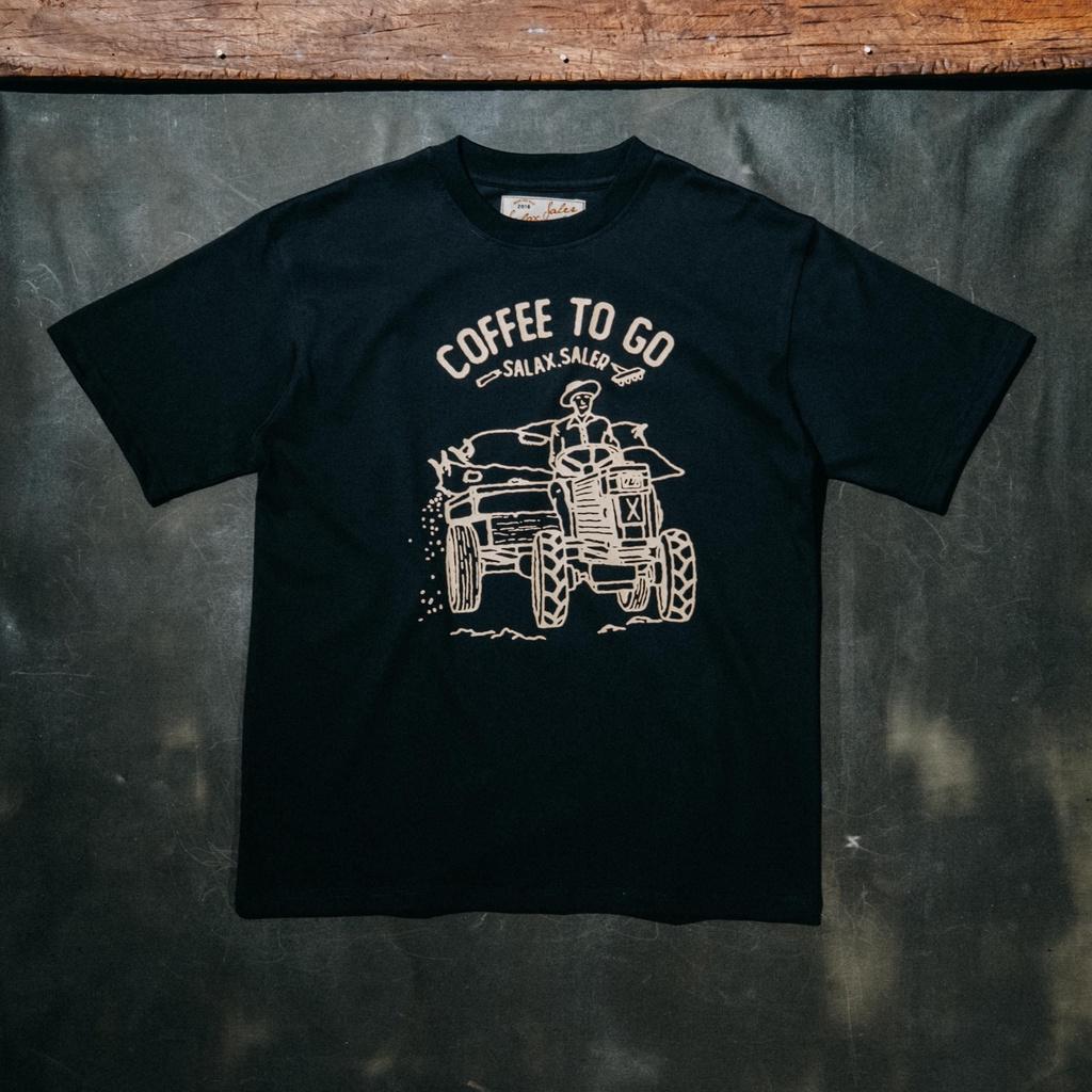 Salaxsaler áo thun COFFEE TO GO T shirt