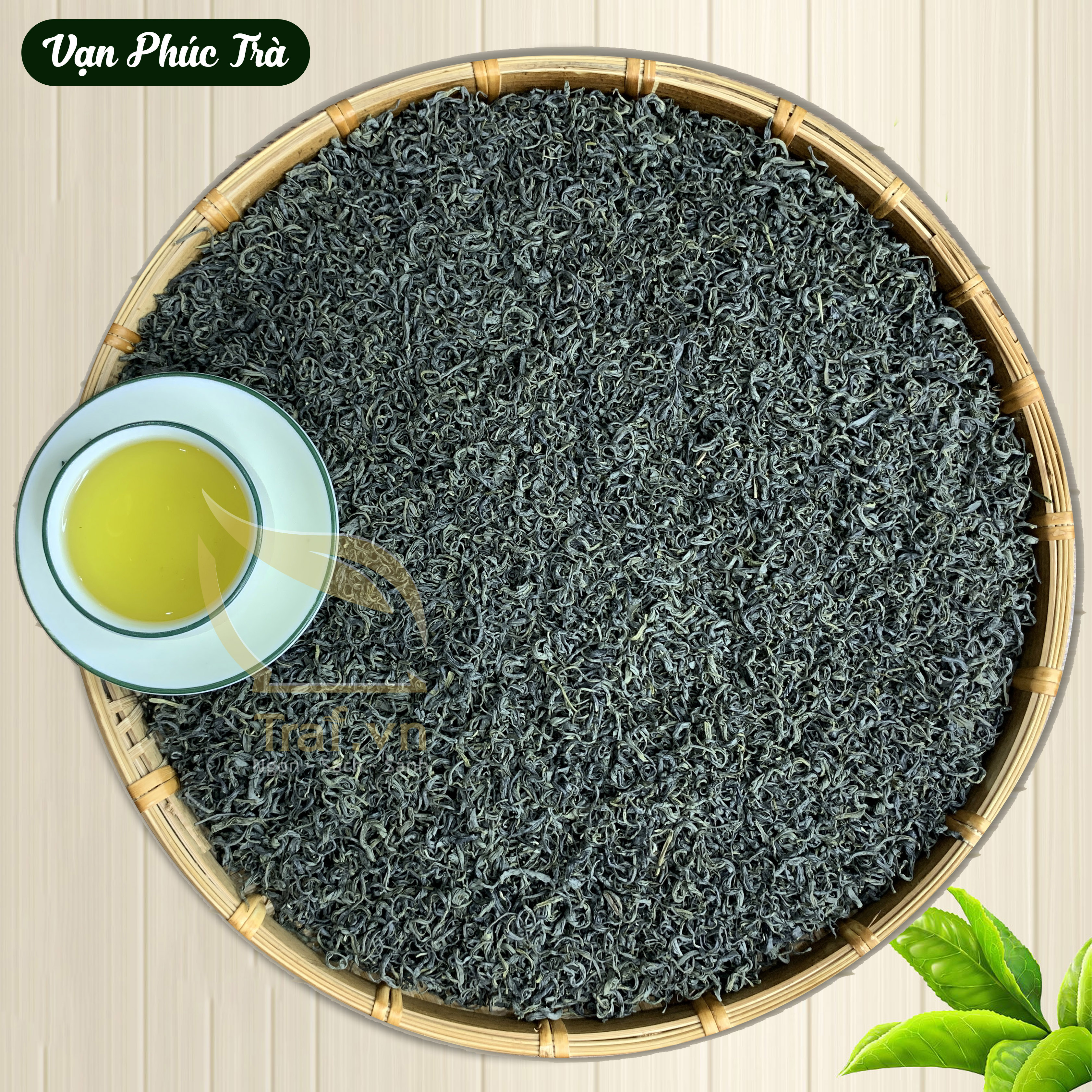 Chè Thái Nguyên cao cấp , Vạn Phúc Trà , hộp thiếc 100gram