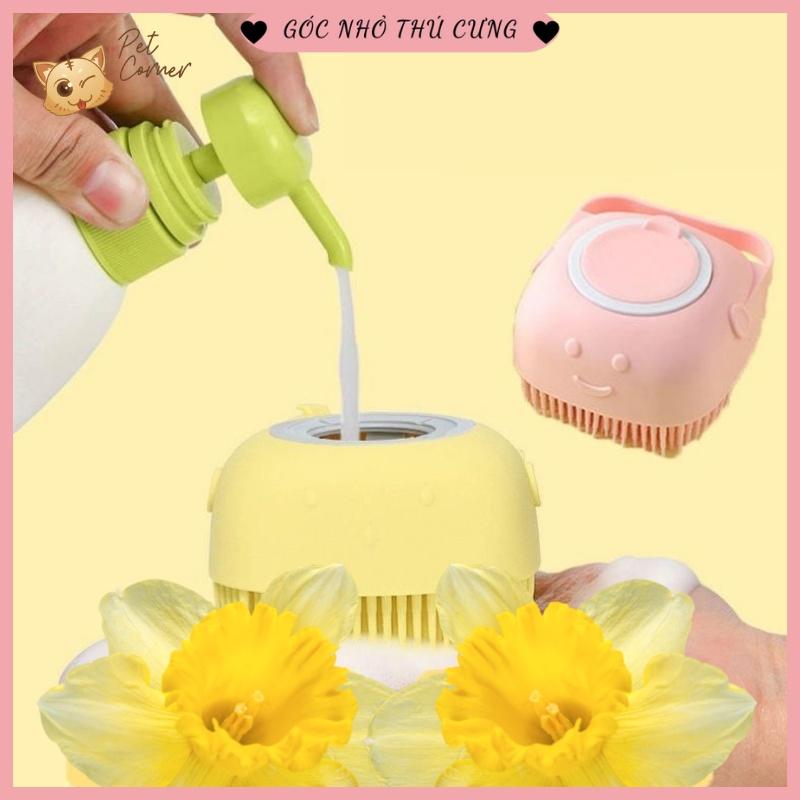 Bàn chải tắm cho chó mèo