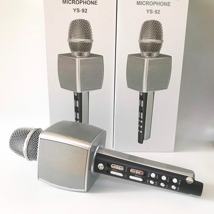 Micro Karaoke Bluetooth YS-92 Cao Cấp Âm Thanh Cực Vang Chuẩn