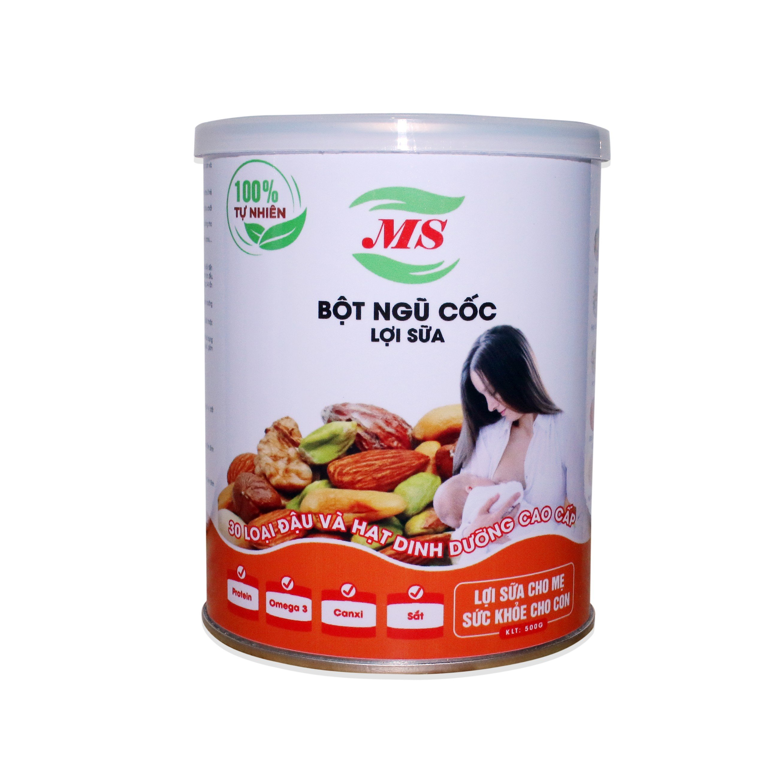 Ngũ Cốc Lợi Sữa (MS) - 500g 30 Loại Hạt mẫu mới - Bột Ngũ Cốc Lợi Sữa