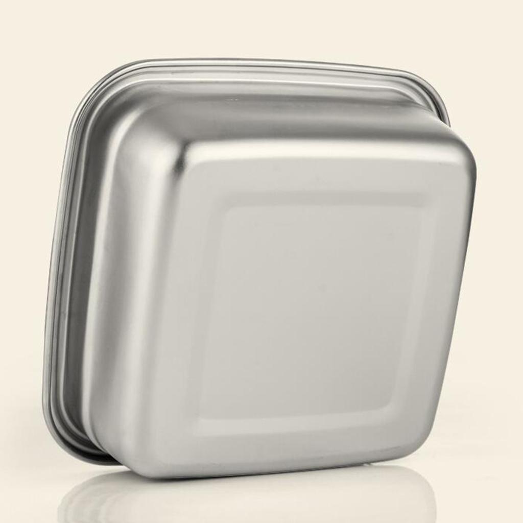Stainless Steel Lunch Bags Lunch Box Bento Mess Tin Preservation Large,14oz