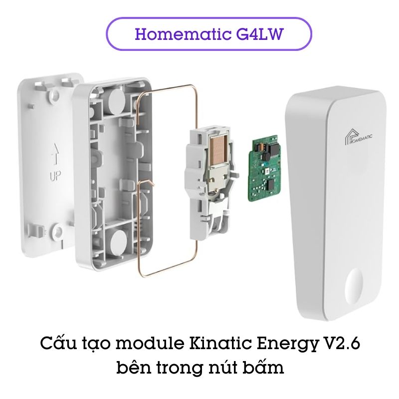 Chuông cửa không dây không pin HBM09