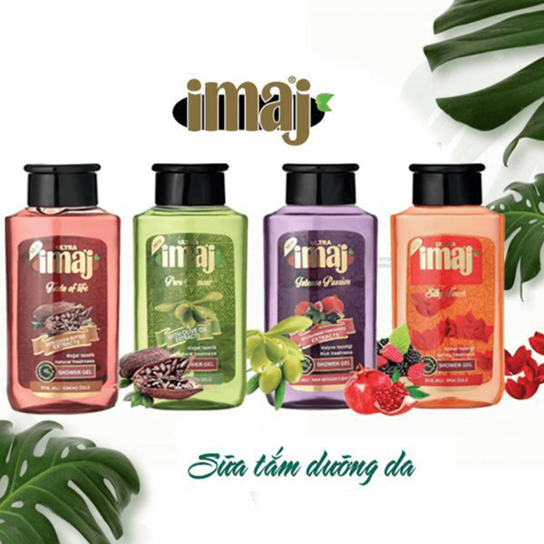 Combo Dầu Gội Thảo Dược 2in1 imaj 600ml và Sữa Tắm Dưỡng Da imaj 500ml - Hàng Chính Hãng