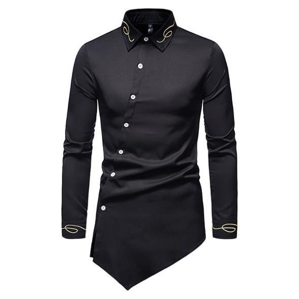 áo sơ mi nam phong cách quý ông châu âu cực chất, họa tiết thuê cực lãng mạn, tinh tế - H37