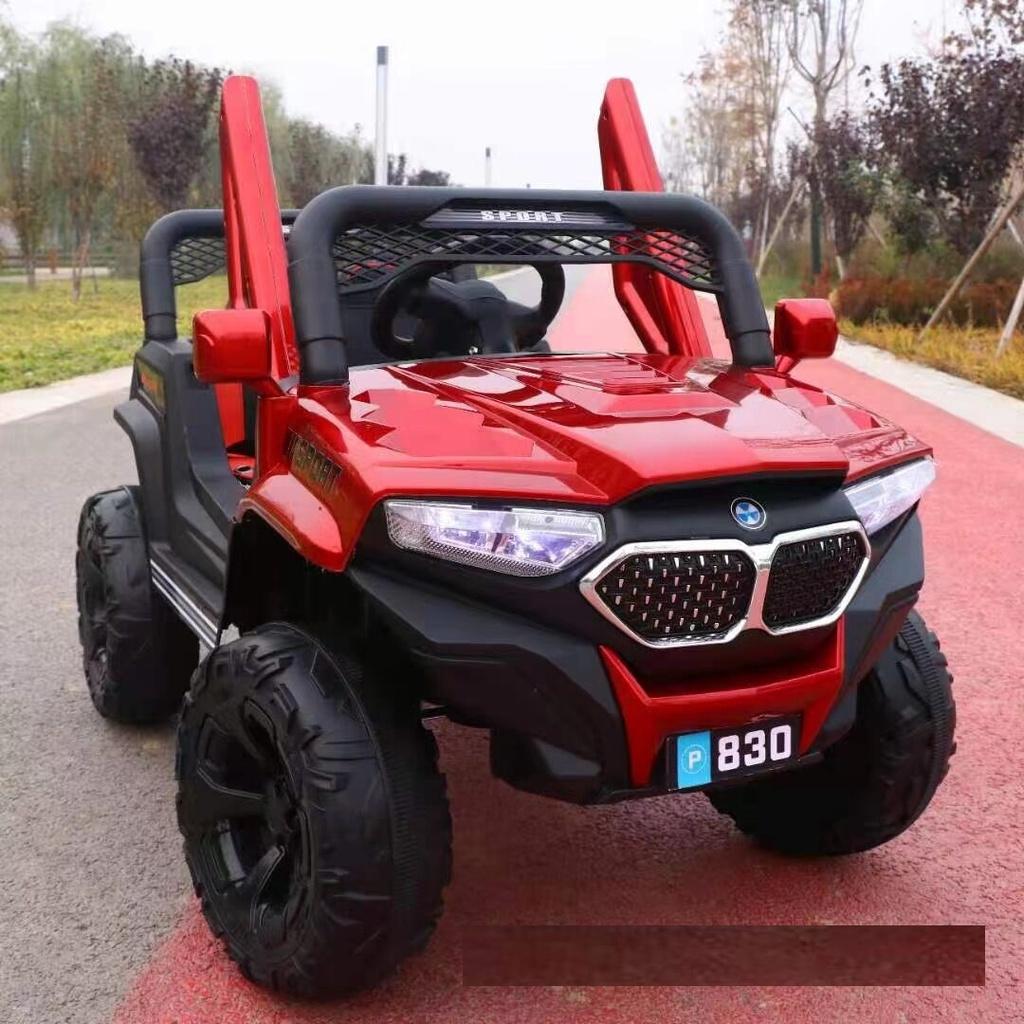 XE Ô TÔ ĐIỆN TRẺ EM dáng địa hình P830 - có điều khiển từ xa và tự lái
