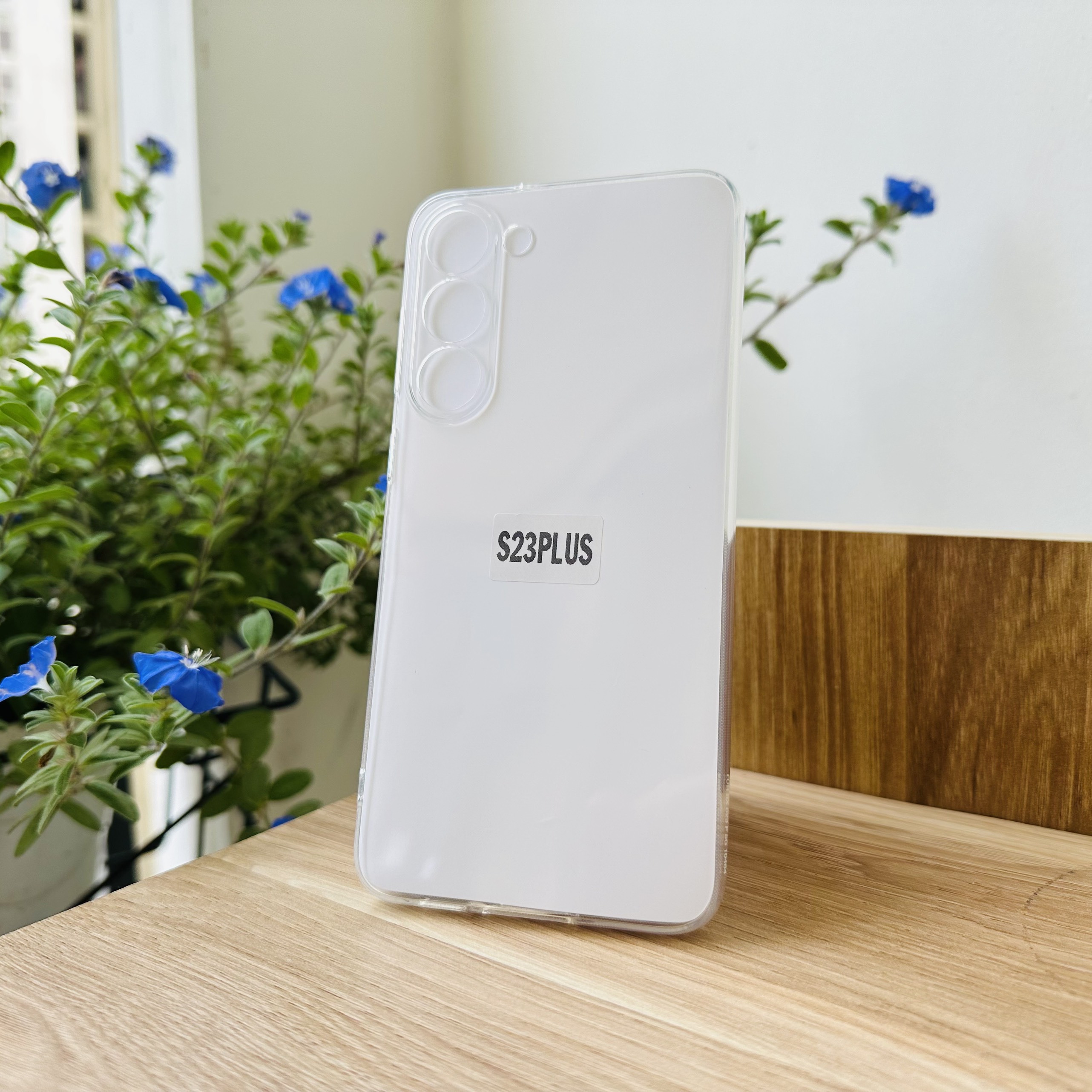 Ốp lưng dành cho Galaxy S23 Plus trong suốt silicon