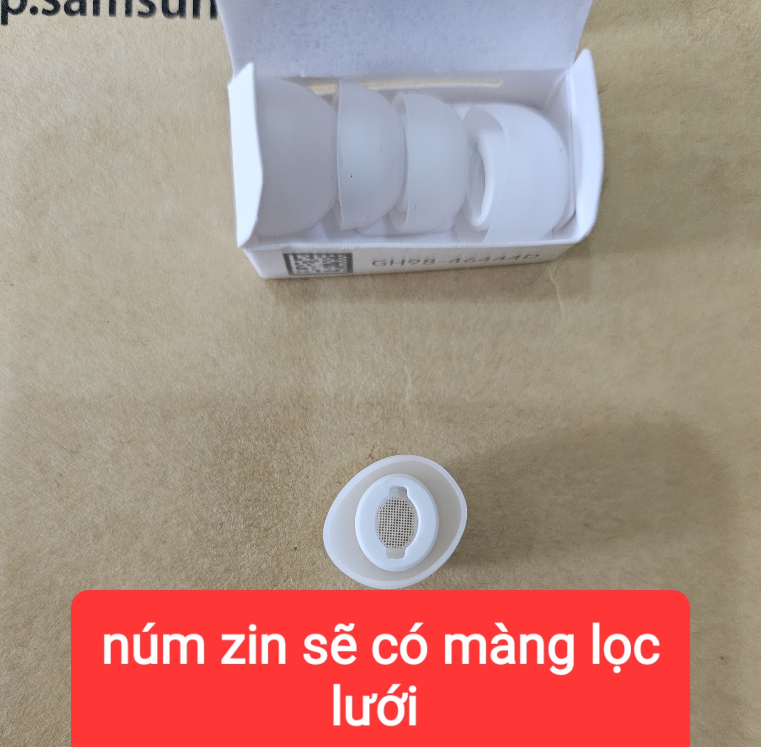 Núm Tai Nghe Samsung BudsPro- R190. Hàng Chính Hãng Có Màng Lọc