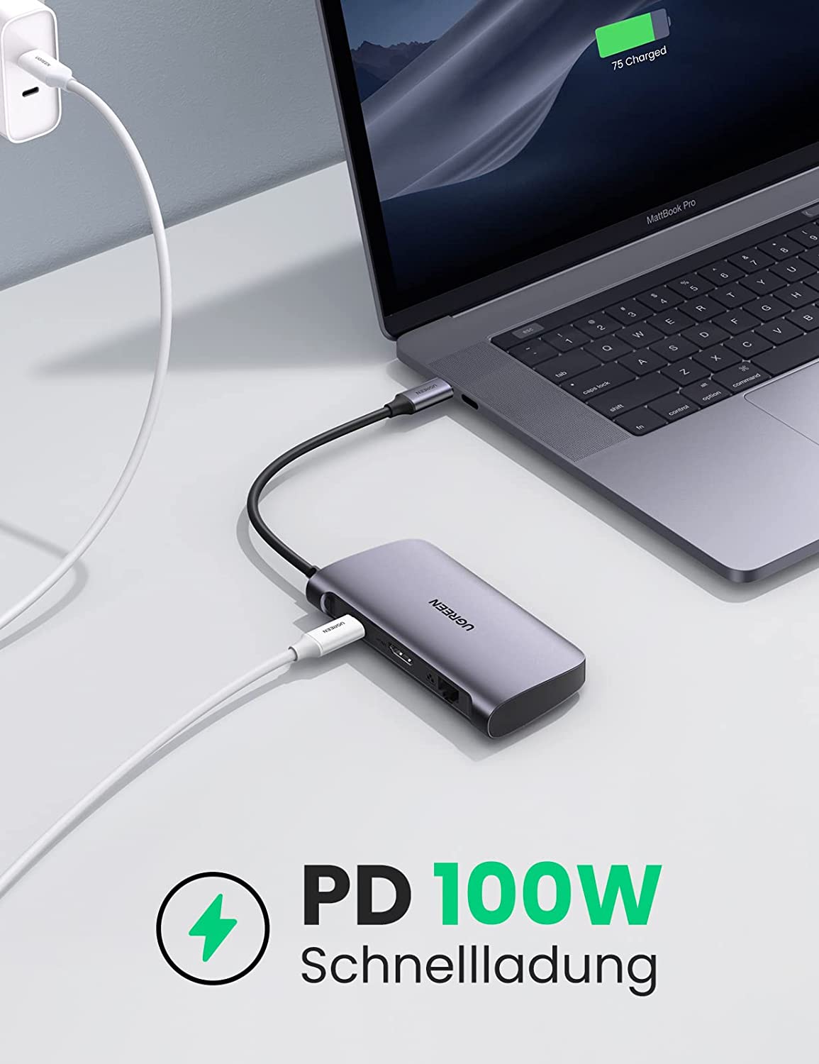 Hub chuyển đổi Ugreen USB C 7 trong 1 CM212- hàng chính hãng