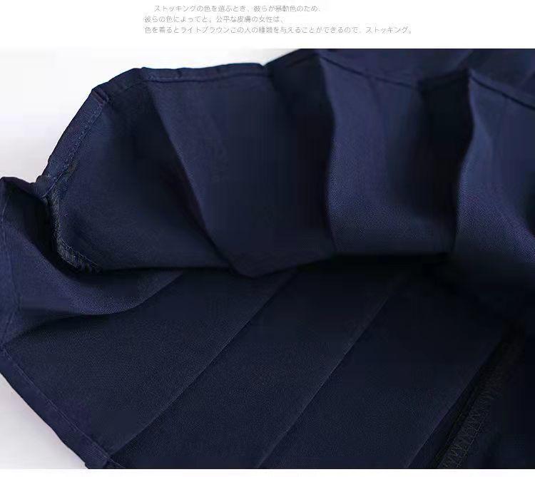 CHENGRUI Váy nửa người xuân thu, váy xếp nếp, váy chữ A, váy ngắn thắt lưng, váy dài trung bình.
