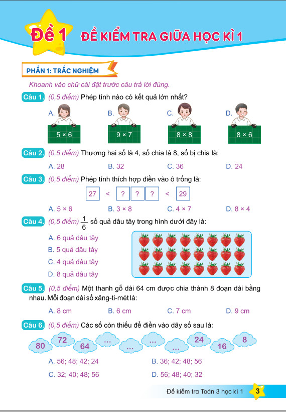 Sách - Đề Kiểm Tra Toán 3 - Biên soạn theo CT GDPT mới - Kết Nối - ndbooks