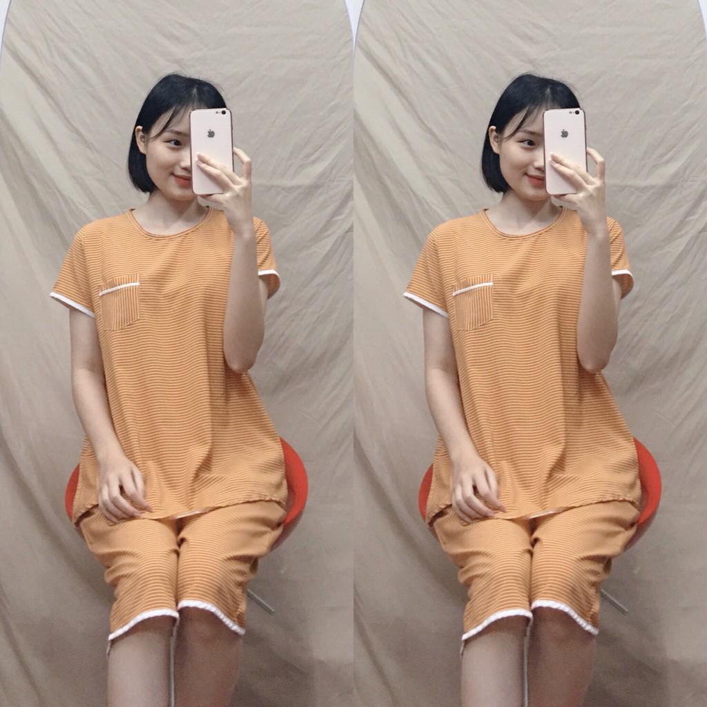 Bộ đồ bầu ngố lụa siêu nhẹ và mát mùa hè nhiều màu quần có chun chỉnh