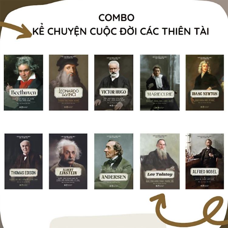 Bộ Sách Kể Chuyện Cuộc Đời Các Thiên Tài
