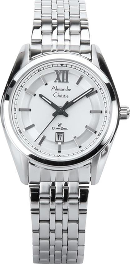 Đồng Hồ Nữ Kim Loại Alexandre Christie 8501LDBSSSL - Bạc