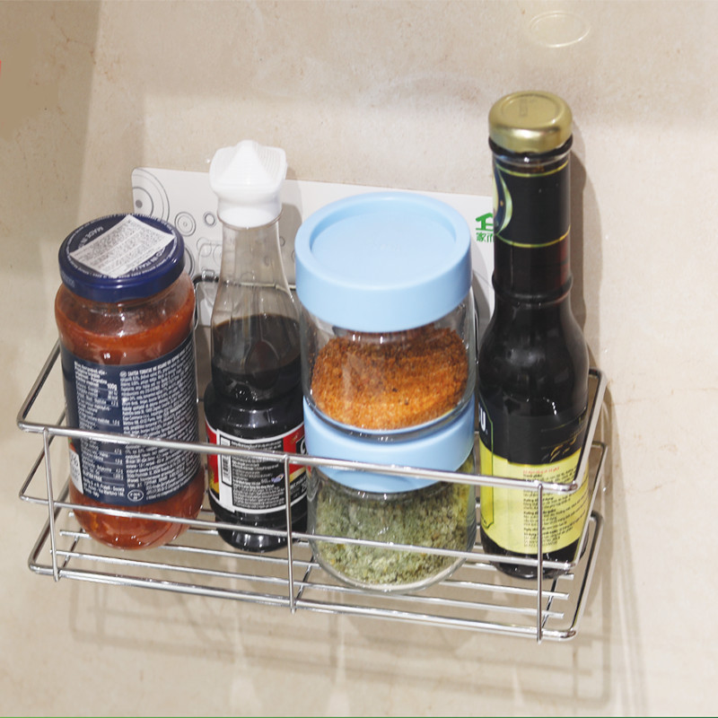 Kệ đựng chai lọ, gia vị nhà bếp dán hít