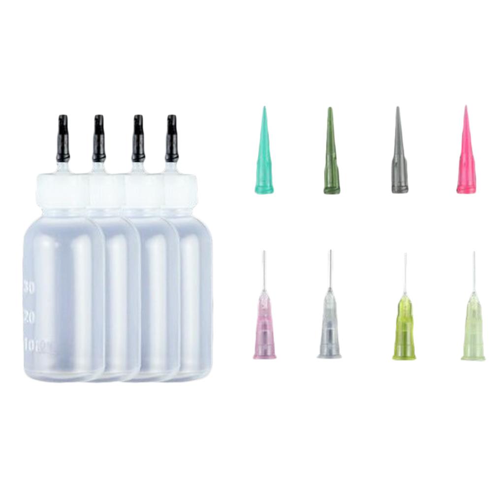 30ml Pigment Oil Syringe Bottles With Precision Needle Tips 8 Set