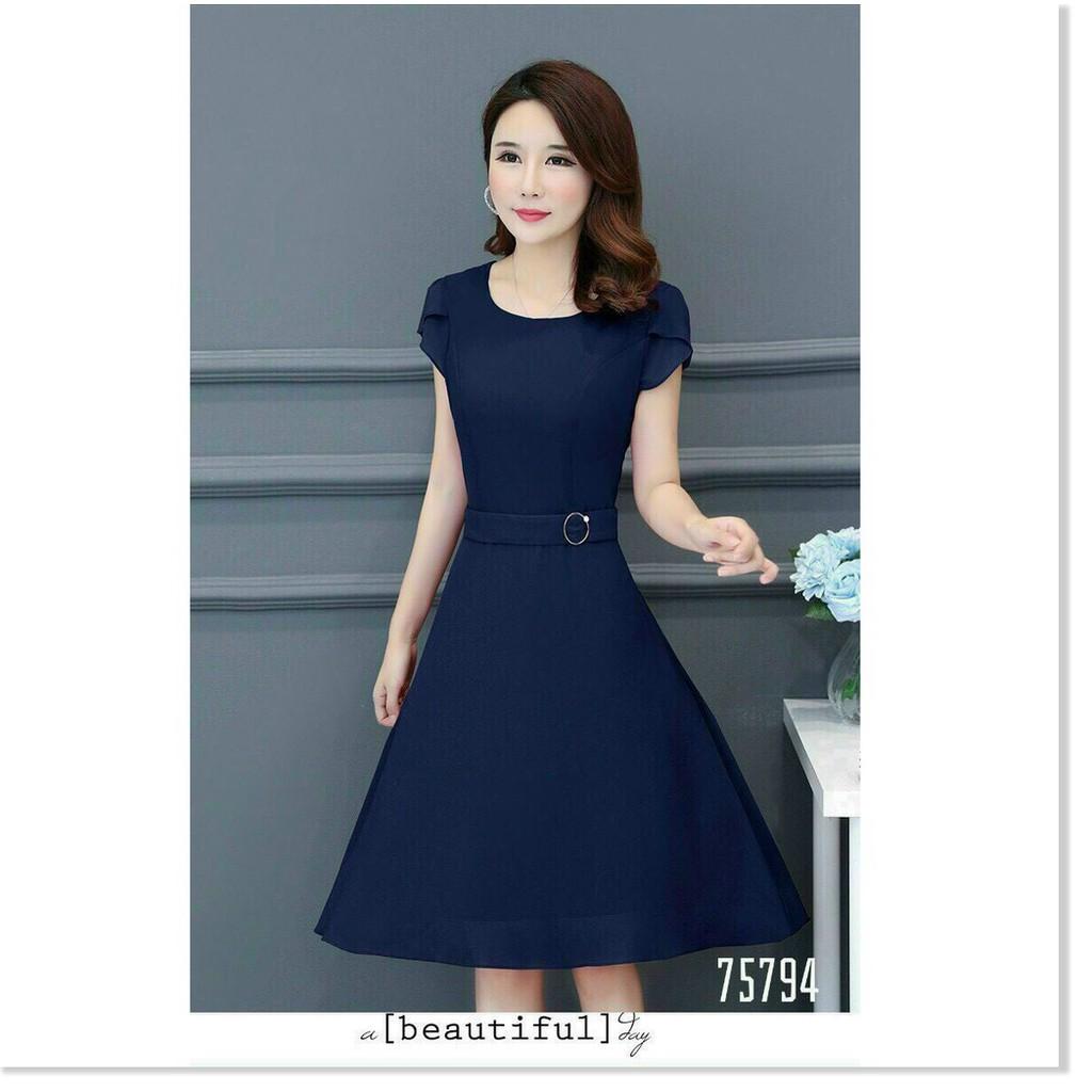 ĐẦM VOAN CHIFFON DÁNG SUÔNG,HỌA TIẾT TRƠN NHƯNG KHÔNG KÉM PHẦN SANG TRỌNG KHÁNH AN STORE