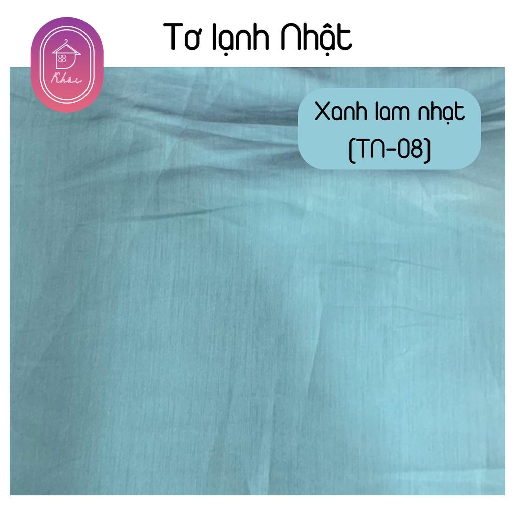 Tơ Nhật lạnh cao cấp may váy chất cực đẹp, siêu thoáng mát