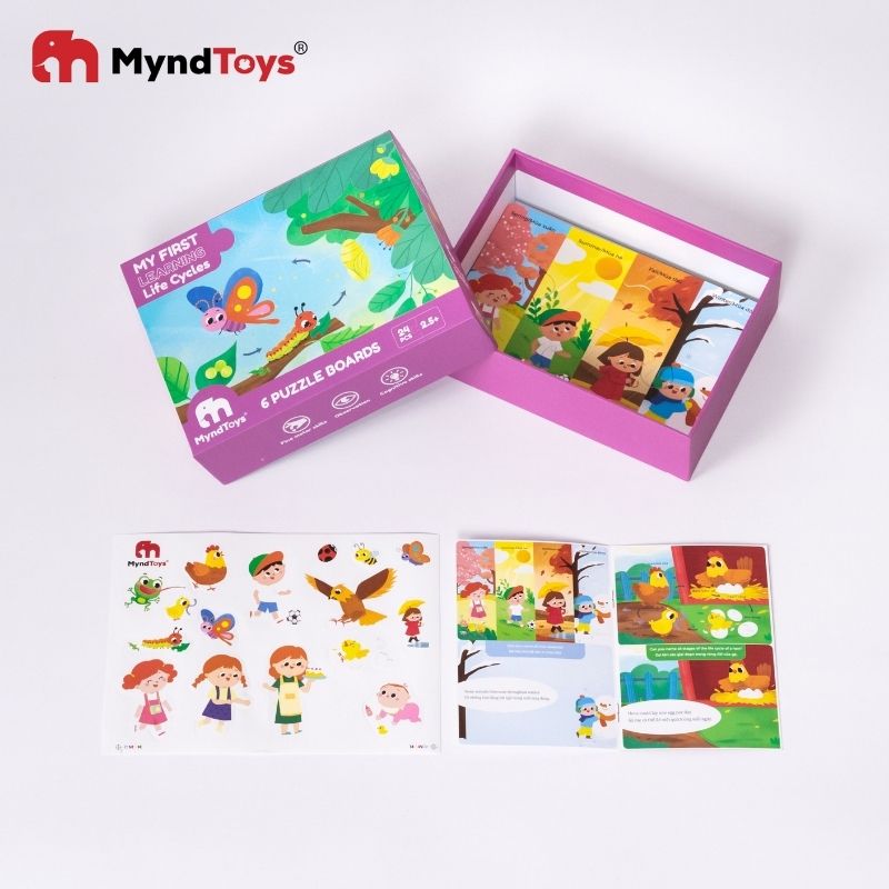 Đồ Chơi Giáo Dục Myndtoys My First Learning - Life Cycles Dành Cho Các Bé Trên 2.5 Tuổi