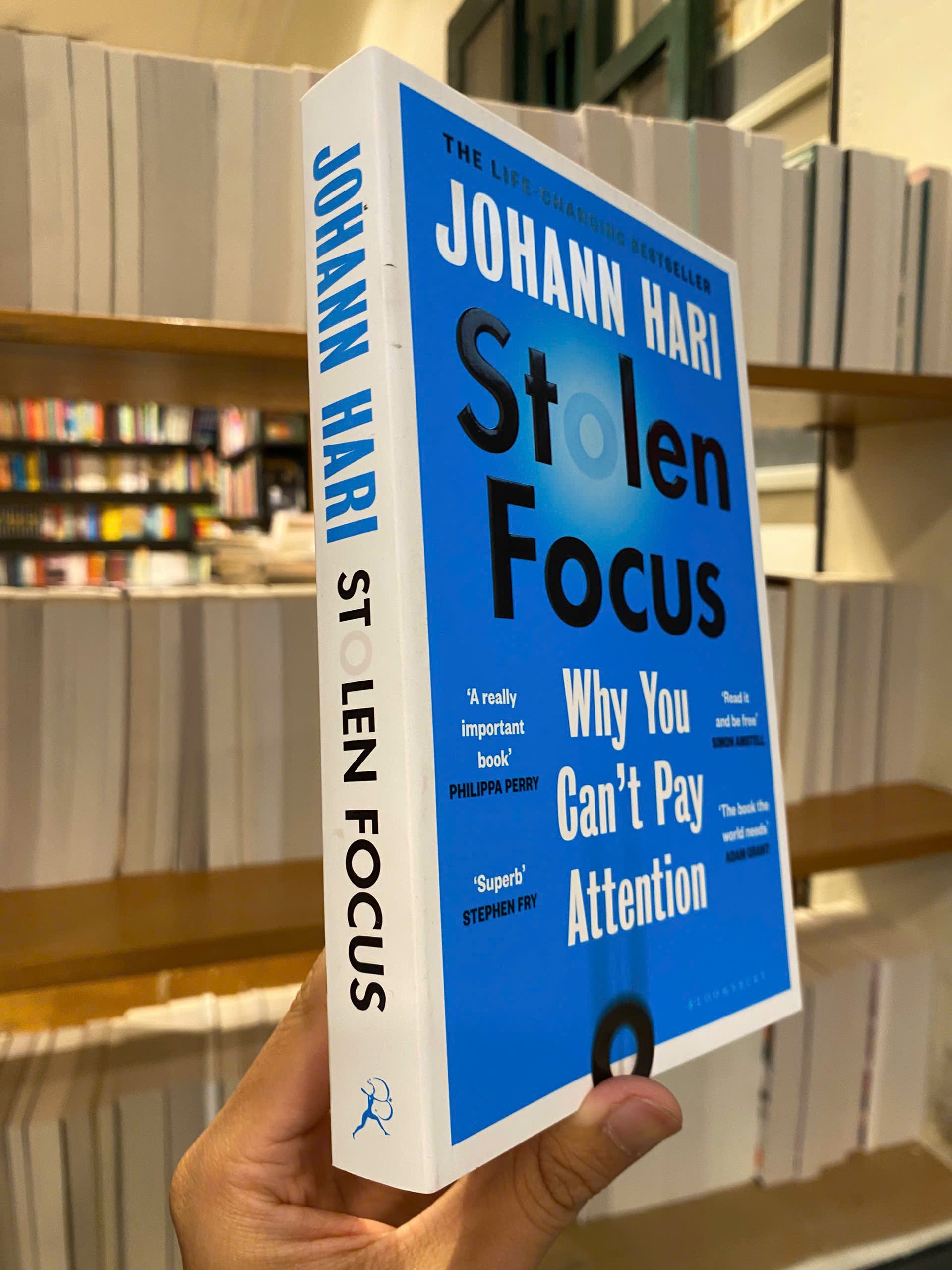 Sách - Stolen Focus: Why You Can't Pay Attention by Johann Hari |  Psychology Self Help / Ngoại văn