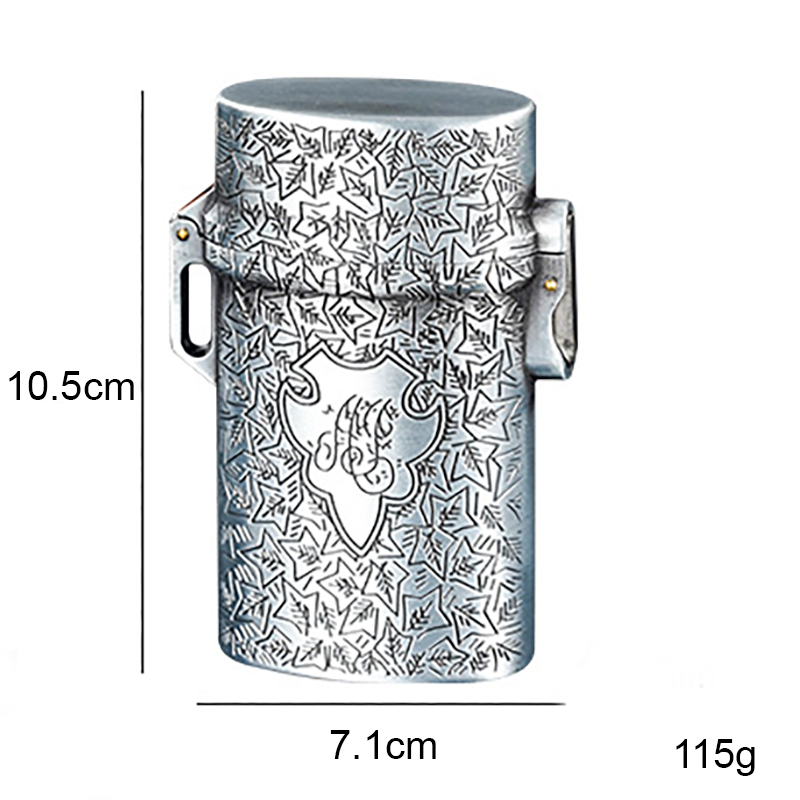 Hộp Đựng Thuốc Đồng Thau Có Dây Đeo