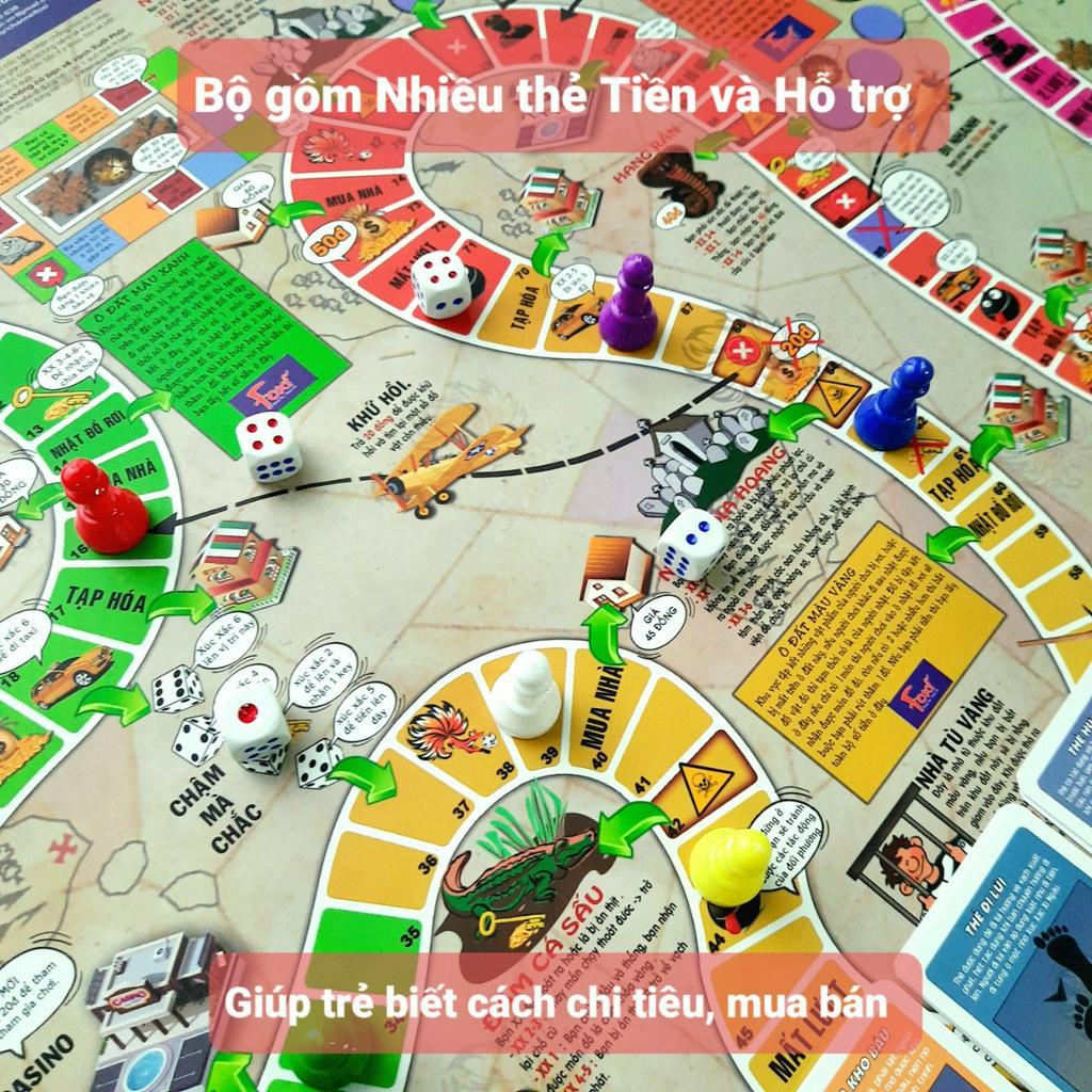 Đi Tìm Kho Báu Phần Board Game Nhiều Người Chơi, Đồ Chơi Chơi Cùng Bạn Bè